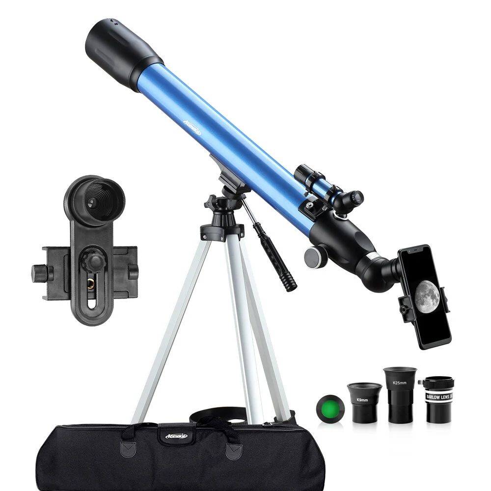 (image for) [US Direct] AOMEKIE 234X Telescopes 60mm Astronomical Telescope Set for Kids Adults Astronomy Beginners AO2011